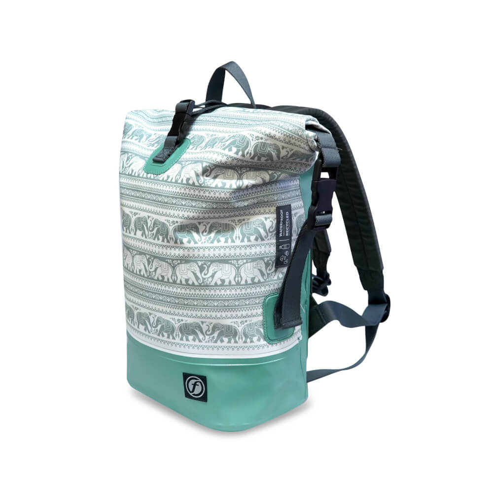 กระเป๋าเป้กันน้ำ FEELFREE MINI DRY TANK CHANG รุ่นช้าง ความจุ 12 ลิตร สีเขียว_4